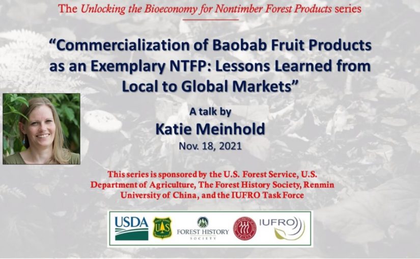 BAOQUALITY findings presented at Webinar series on Unlocking the Bioeconomy for Nontimber Forest Products